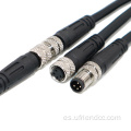 IP67/IP68 3/4/8pin Cable de sensor M8 M1 M8